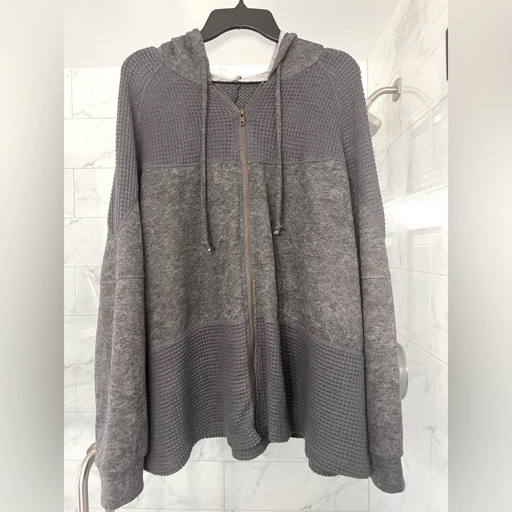 Gray Women's Hooded Sweater